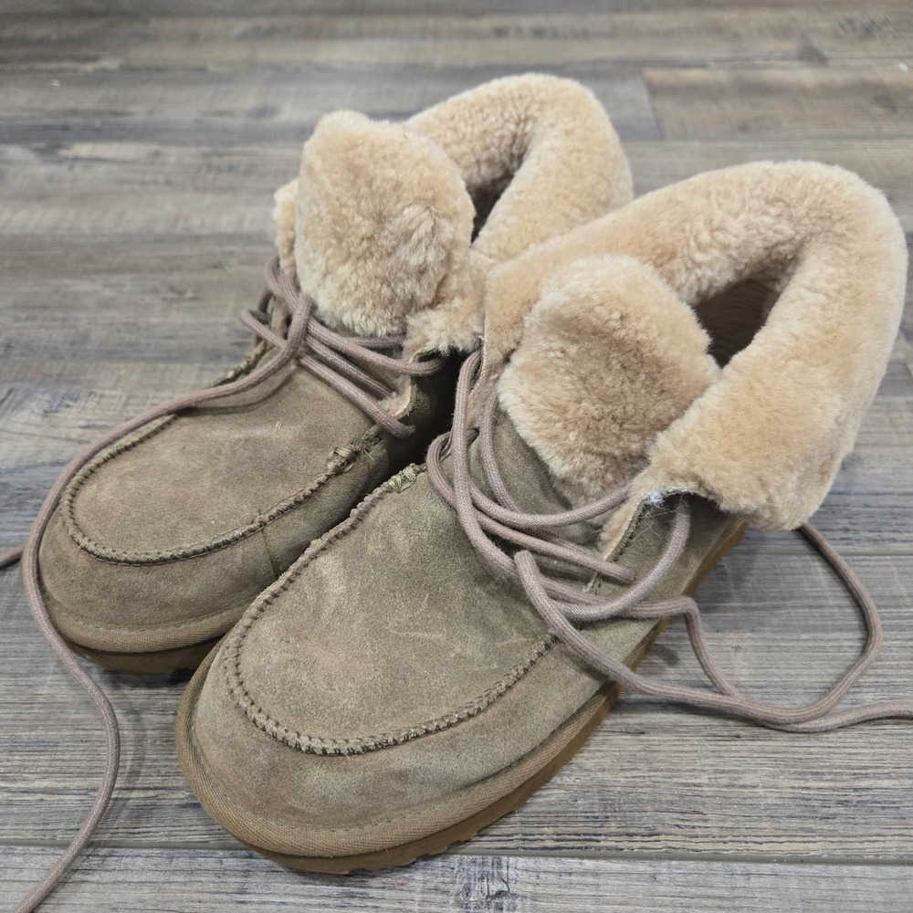 UGG Diara Boot Suede Shearling Boots 1113090 Womens 10